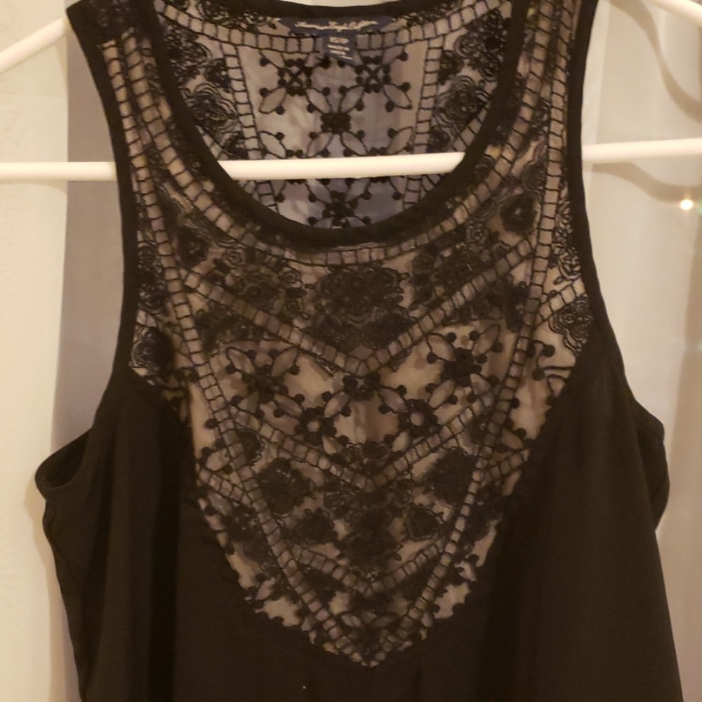 Black Lacey top